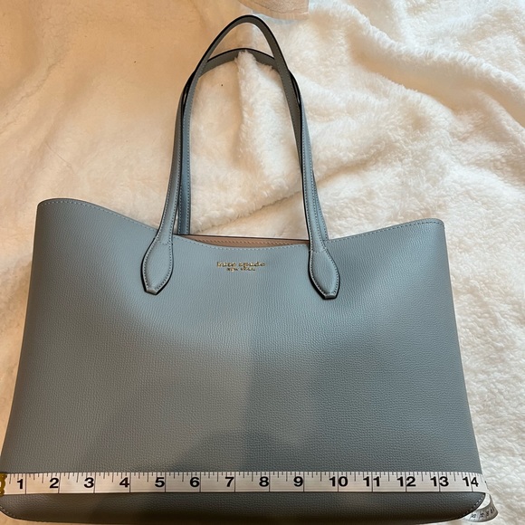 NWT 3 Piece Kate Spade ♠️ Gorgeous Open Style Light Blue Bag - Picture 6 of 9